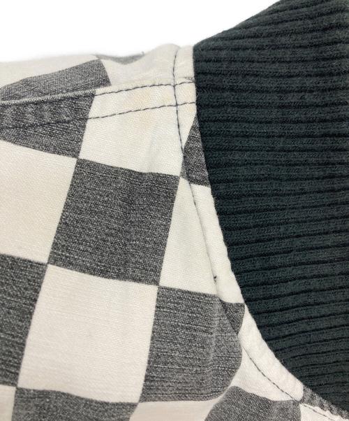 SUPREME（シュプリーム）SUPREME (シュプリーム) Reversible Checkered Ma-1 オレンジ×ブラック×ホワイト サイズ:XLの古着・服飾アイテム