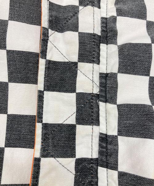 SUPREME（シュプリーム）SUPREME (シュプリーム) Reversible Checkered Ma-1 オレンジ×ブラック×ホワイト サイズ:XLの古着・服飾アイテム