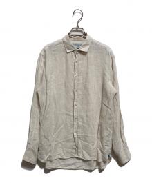 James Mortimer（ジェームス・モルティマー）の古着「リネンシャツ」｜アイボリー