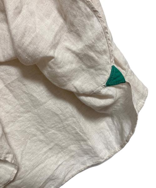 James Mortimer（ジェームス・モルティマー）James Mortimer (ジェームス・モルティマー) リネンシャツ アイボリー サイズ:38の古着・服飾アイテム
