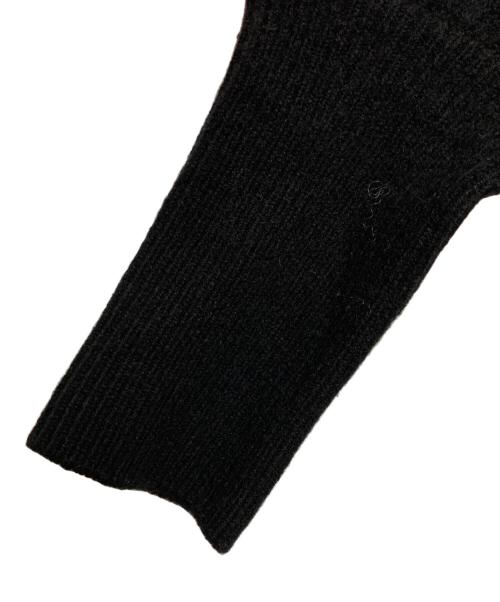 uncrave（アンクレイヴ）uncrave (アンクレイヴ) MERINO WOOL VOLUMESLEEVE KNIT ブラック サイズ:1の古着・服飾アイテム