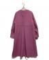 Loulou Willoughby (ルルウィルビー) ダブルクロスノーカラーワイドスリーブコート ピンク サイズ:SIZE 2：7000円