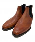 Perfettoペルフェット）の古着「サイドゴアブーツ」｜ブラウン