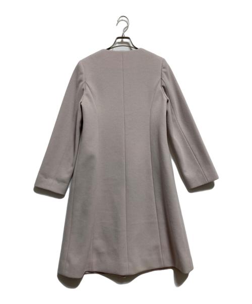 any Sis（エニィスィス）any Sis (エニィスィス) ウールライクノーカラー ロングコート アイボリー サイズ:1の古着・服飾アイテム