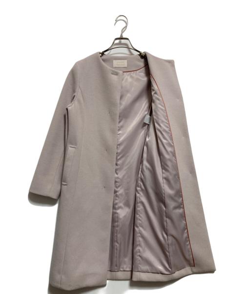 any Sis（エニィスィス）any Sis (エニィスィス) ウールライクノーカラー ロングコート アイボリー サイズ:1の古着・服飾アイテム