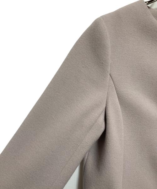 any Sis（エニィスィス）any Sis (エニィスィス) ウールライクノーカラー ロングコート アイボリー サイズ:1の古着・服飾アイテム