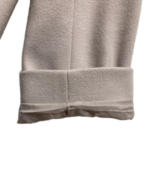 any Sis（エニィスィス）any Sis (エニィスィス) ウールライクノーカラー ロングコート アイボリー サイズ:1の古着・服飾アイテム