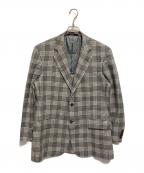 BROOKS BROTHERSブルックスブラザーズ）の古着「チェックテーラードジャケット」｜グレー