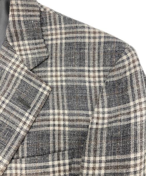 BROOKS BROTHERS（ブルックスブラザーズ）BROOKS BROTHERS (ブルックスブラザーズ) チェックテーラードジャケット グレー サイズ:40SHTの古着・服飾アイテム