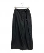 THE NORTHFACE PURPLELABELザ・ノースフェイス パープルレーベル）の古着「Combat Wool Plaid Wide Pants」｜ブラック