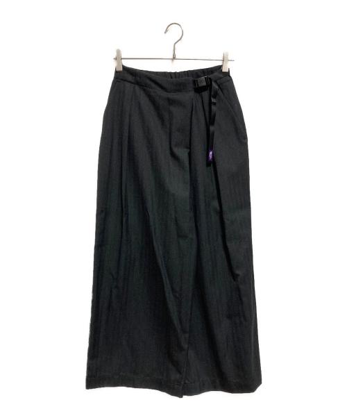 THE NORTHFACE PURPLELABEL（ザ・ノースフェイス パープルレーベル）THE NORTHFACE PURPLELABEL (ザ・ノースフェイス パープルレーベル) Combat Wool Plaid Wide Pants ブラック サイズ:Sの古着・服飾アイテム