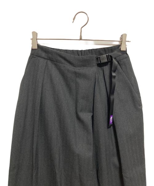 THE NORTHFACE PURPLELABEL（ザ・ノースフェイス パープルレーベル）THE NORTHFACE PURPLELABEL (ザ・ノースフェイス パープルレーベル) Combat Wool Plaid Wide Pants ブラック サイズ:Sの古着・服飾アイテム