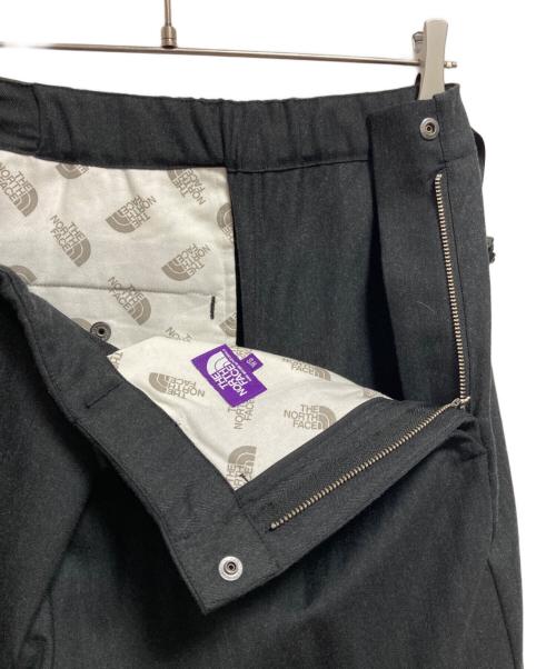 THE NORTHFACE PURPLELABEL（ザ・ノースフェイス パープルレーベル）THE NORTHFACE PURPLELABEL (ザ・ノースフェイス パープルレーベル) Combat Wool Plaid Wide Pants ブラック サイズ:Sの古着・服飾アイテム