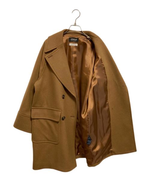 JOURNAL STANDARD relume（ジャーナルスタンダード レリューム）JOURNAL STANDARD relume (ジャーナルスタンダード レリューム) BellandiミドルPコート ブラウン サイズ:38の古着・服飾アイテム