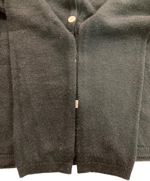 courreges（クレージュ）courreges (クレージュ) ロゴニットカーディガン ブラック サイズ:160Aの古着・服飾アイテム