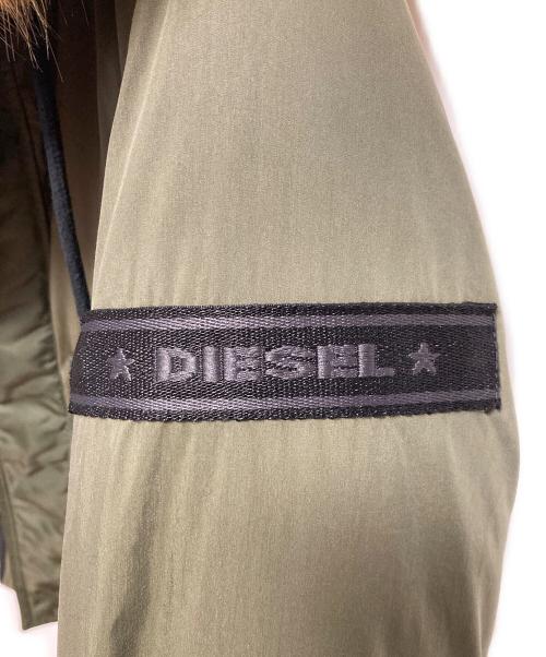 DIESEL（ディーゼル）DIESEL (ディーゼル) ファー付きボンバージャケット オリーブ サイズ:XSの古着・服飾アイテム