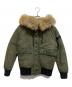 DIESEL（ディーゼル）の古着「ファー付きボンバージャケット」｜オリーブ