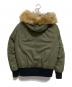 DIESEL (ディーゼル) ファー付きボンバージャケット オリーブ サイズ:XS：15000円