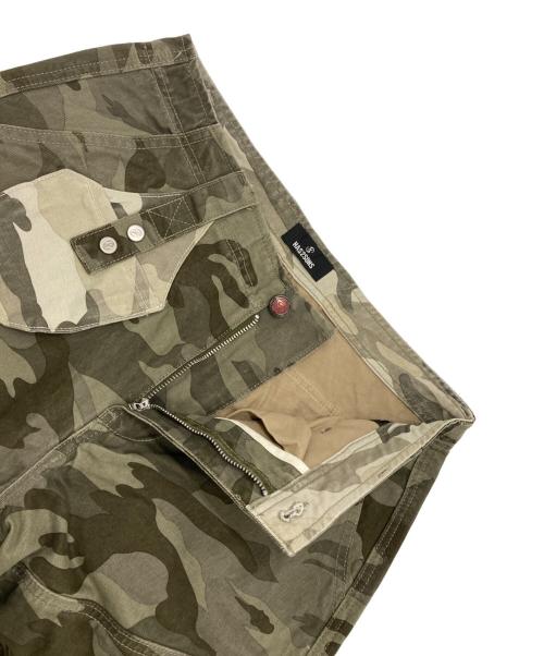 HAS2SONS（ハズツーソンズ）HAS2SONS (ハズツーソンズ) マルチポケットカーゴパンツ オリーブ サイズ:Mの古着・服飾アイテム