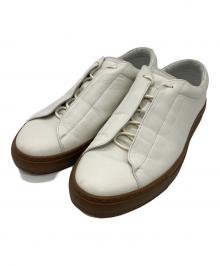 travel shoes by chausser（トラベルシューズバイショセ）の古着「ローカットスニーカー」｜アイボリー