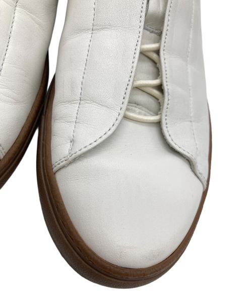 travel shoes by chausser（トラベルシューズバイショセ）travel shoes by chausser (トラベルシューズバイショセ) ローカットスニーカー アイボリー サイズ:36の古着・服飾アイテム