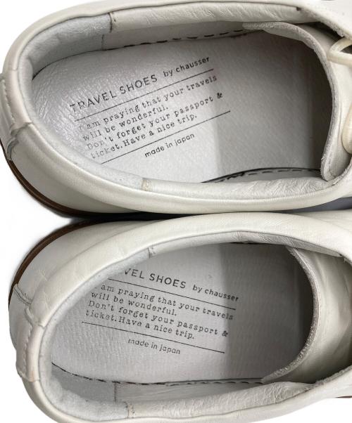 travel shoes by chausser（トラベルシューズバイショセ）travel shoes by chausser (トラベルシューズバイショセ) ローカットスニーカー アイボリー サイズ:36の古着・服飾アイテム