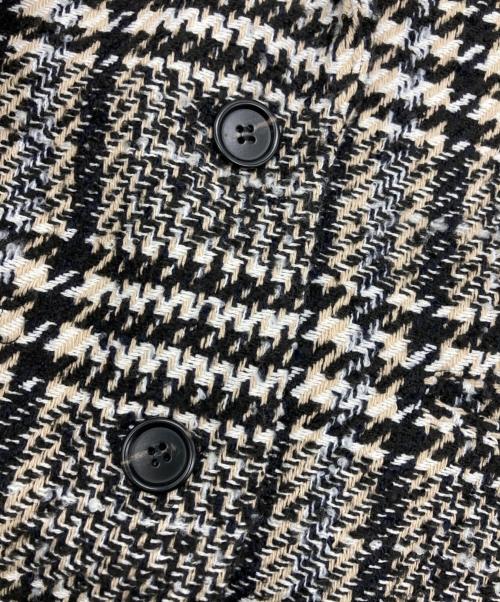 SIMPLICITE（シンプリシテ）SIMPLICITE (シンプリシテ) ツイーディー2Bニュアンスジャケット ブラック×ベージュ サイズ:-の古着・服飾アイテム