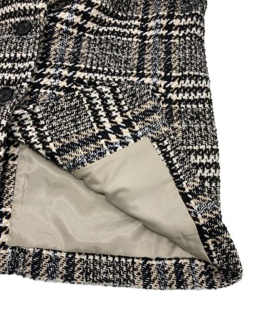 SIMPLICITE（シンプリシテ）SIMPLICITE (シンプリシテ) ツイーディー2Bニュアンスジャケット ブラック×ベージュ サイズ:-の古着・服飾アイテム