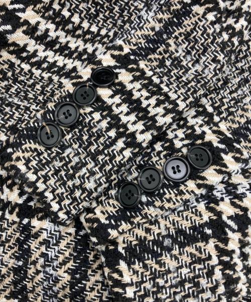 SIMPLICITE（シンプリシテ）SIMPLICITE (シンプリシテ) ツイーディー2Bニュアンスジャケット ブラック×ベージュ サイズ:-の古着・服飾アイテム