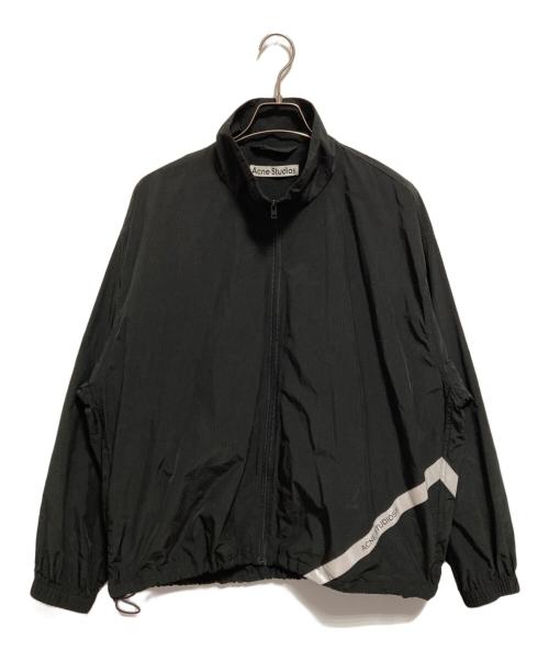 Acne studios（アクネ ストゥディオス）Acne studios (アクネ ストゥディオス) リップストップ ナイロン トラックジャケット ブラック サイズ:46の古着・服飾アイテム