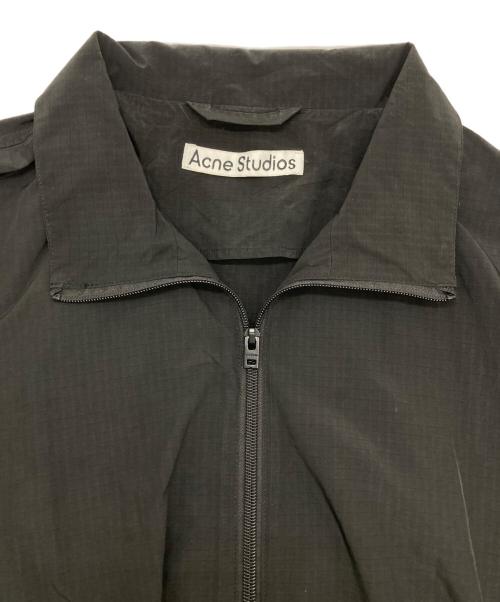 Acne studios（アクネ ストゥディオス）Acne studios (アクネ ストゥディオス) リップストップ ナイロン トラックジャケット ブラック サイズ:46の古着・服飾アイテム
