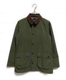 Barbour（バブアー）の古着「BEDALE SL 2LAYER NO WAX ジャケット」｜グリーン