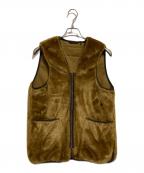 Barbourバブアー）の古着「SL FUR LINER ベスト」｜ベージュ