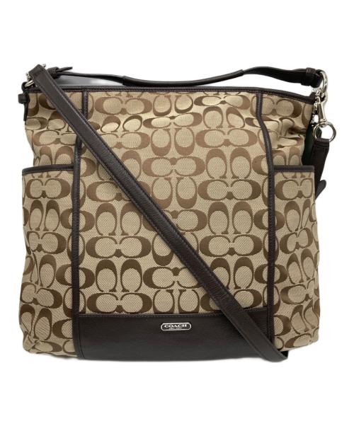 COACH（コーチ）COACH (コーチ) ショルダーバッグ ベージュの古着・服飾アイテム