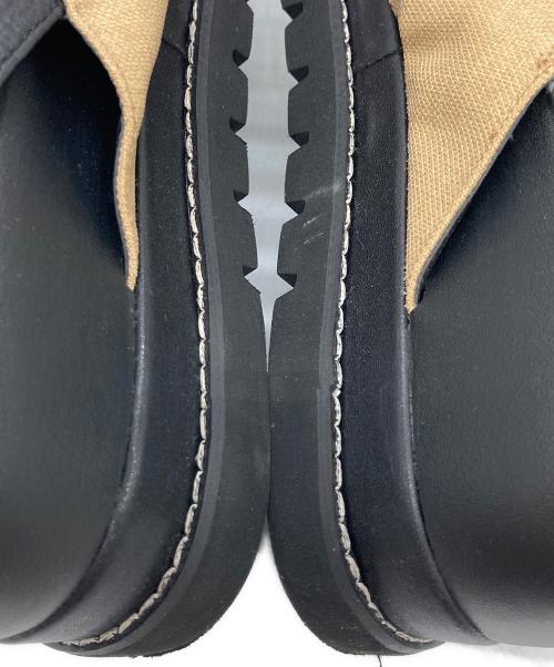 BLUE LABEL CRESTBRIDGE（ブルーレーベルクレストブリッジ）BLUE LABEL CRESTBRIDGE (ブルーレーベルクレストブリッジ) リボンモチーフサンダル ベージュ サイズ:Sの古着・服飾アイテム