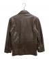 GREENGATES (グリーンゲイツ) レザージャケット ブラウン サイズ:M：5000円