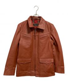 Haruf（ハルフ）の古着「カウレザージャケット」｜ブラウン