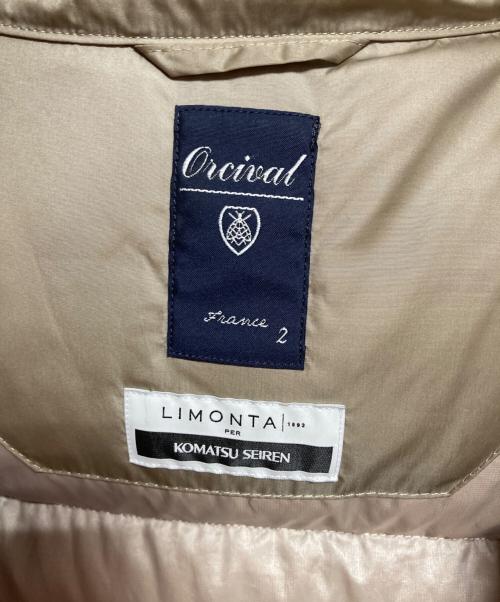 ORCIVAL（オーシバル）ORCIVAL (オーシバル) リモンタナイロンダウンジャケット ベージュ サイズ:2の古着・服飾アイテム