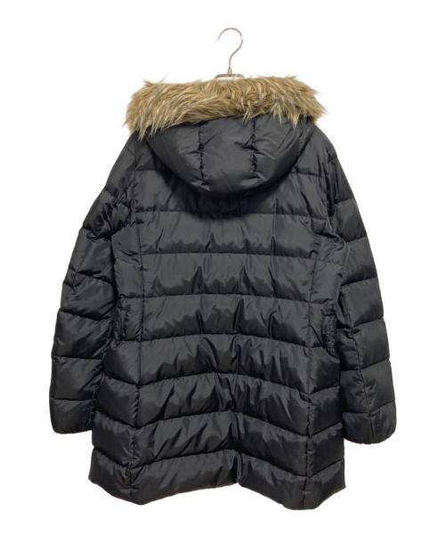 COACH（コーチ）COACH (コーチ) 裏地シグネチャー柄ダウンコート ブラック サイズ:Mの古着・服飾アイテム