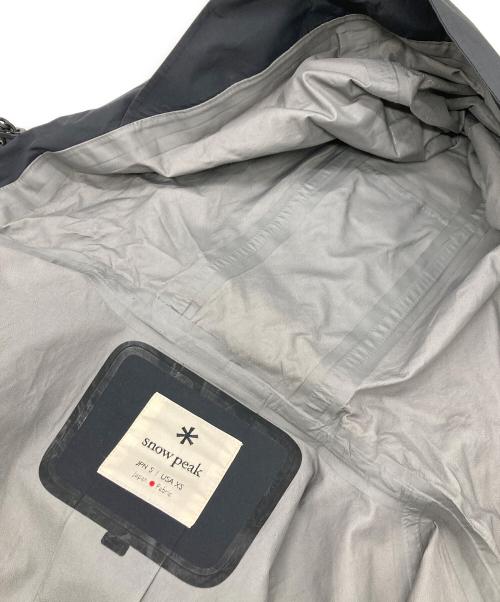 Snow peak（スノーピーク）snow peak (スノーピーク) eVent C/N Rain Jacket ネイビー サイズ:Sの古着・服飾アイテム