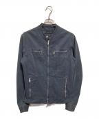 DSQUARED2ディースクエアード）の古着「マルチジップアップジャケット」｜ネイビー