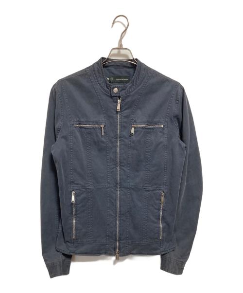 DSQUARED2（ディースクエアード）DSQUARED2 (ディースクエアード) マルチジップアップジャケット ネイビー サイズ:48の古着・服飾アイテム