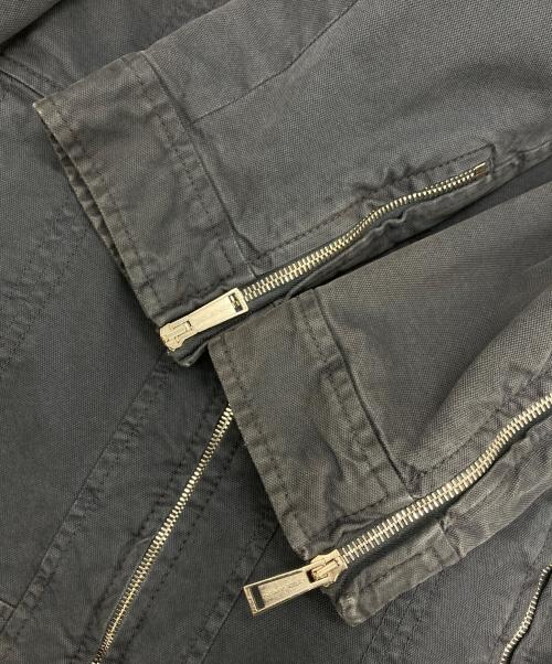 DSQUARED2（ディースクエアード）DSQUARED2 (ディースクエアード) マルチジップアップジャケット ネイビー サイズ:48の古着・服飾アイテム