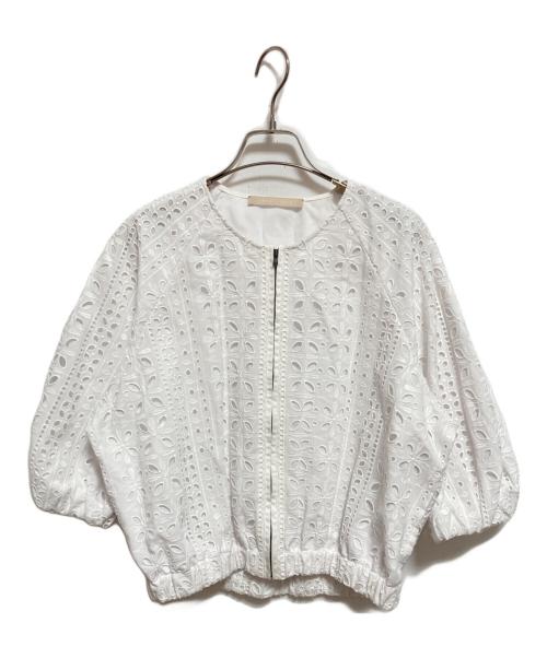 theory luxe（セオリーリュクス）theory luxe (セオリーリュクス) ALIYA EYELET KAYLEE ホワイト サイズ:38の古着・服飾アイテム