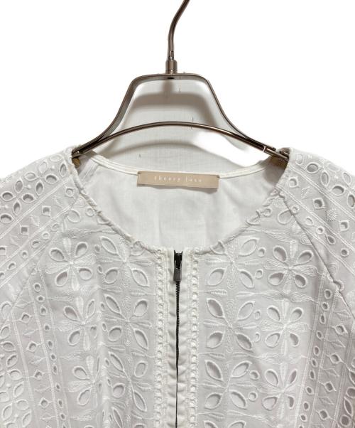 theory luxe（セオリーリュクス）theory luxe (セオリーリュクス) ALIYA EYELET KAYLEE ホワイト サイズ:38の古着・服飾アイテム