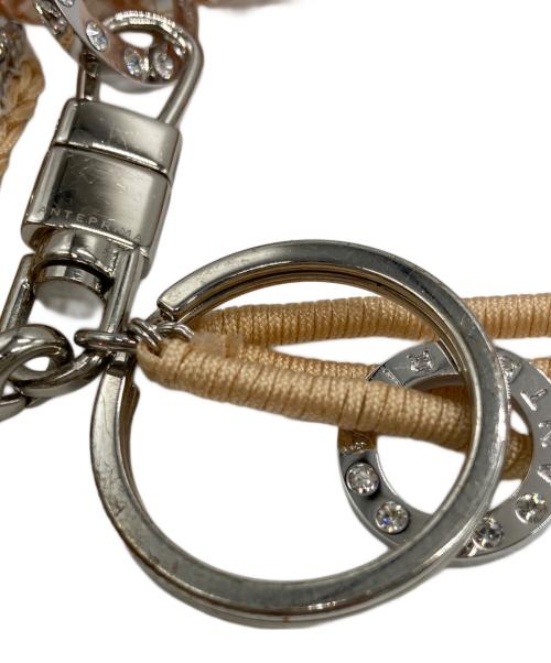 ANTEPRIMA（アンテプリマ）ANTEPRIMA (アンテプリマ) リボンチャーム付きミニワイヤーバッグ ベージュの古着・服飾アイテム