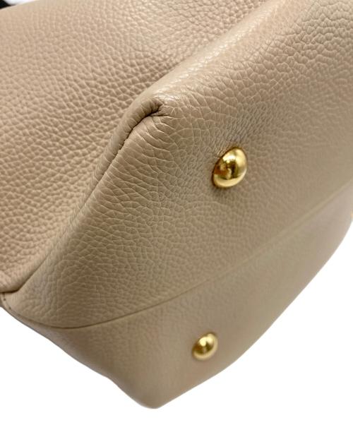 DEMELLIER（デメリエー）DEMELLIER (デメリエー) バケットバッグ ベージュの古着・服飾アイテム