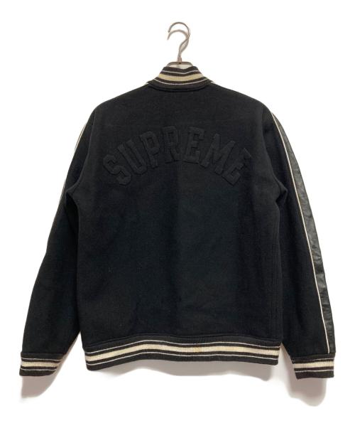 SUPREME（シュプリーム）Supreme (シュプリーム) 03AW Varsity Jacket ブラック サイズ:Lの古着・服飾アイテム