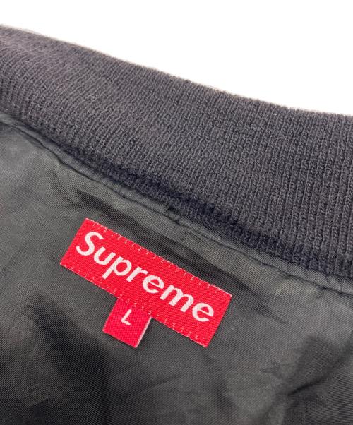 SUPREME（シュプリーム）Supreme (シュプリーム) 03AW Varsity Jacket ブラック サイズ:Lの古着・服飾アイテム