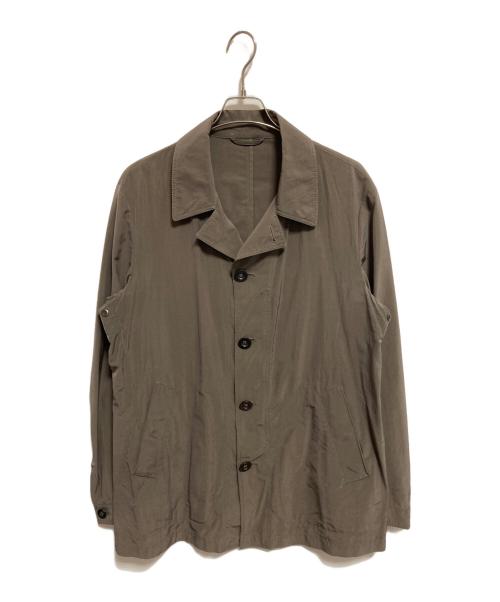 GIORGIO ARMANI（ジョルジョアルマーニ）GIORGIO ARMANI (ジョルジョアルマーニ) シルク混コート グレー サイズ:54の古着・服飾アイテム